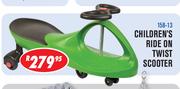 Children's Ride On Twist Scooter