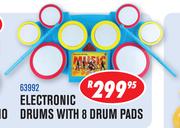 Electronic Drums With 8 Drum Pads