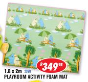 Playroom Activity Foam Mat-1.8 x 2m