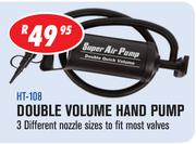 Double Volume Hand Pump (HT-108)