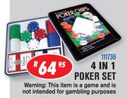 4-In-1 Poker Set