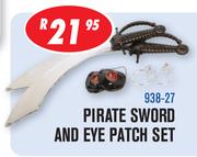 Pirate Sword & Eye Patch Set