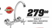 Build It Nandi Wall Mounted Sink Mixer