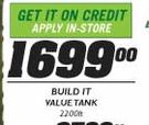 Build It Value Tank-2200ltr