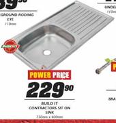 Build It Contractors Sit On Sink-750mmx400mm