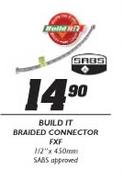 Build It Braided Connector FXF-1/2"x450mm