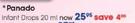 Panado Infant Drops-20ml Each