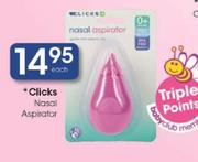 Clicks Nasal Aspirator Each