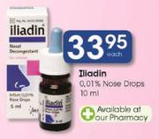 Iliadin 0.01% Nose Drops-10ml Each