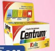 Centrum Kids Complete From A To Zinc-60 Tablets Per Pack