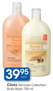 Clicks Skincare Collection Body Wash-750Ml Each