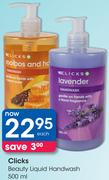 Clicks Liquid Handwash-500Ml Each