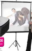 Parrot Mobile Tripod Projection Screen-1520 x 1520mm
