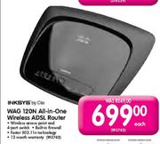 Inksys Wag 120N All-in-One Wireless ADSL Router