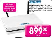 Billion Wireless Modem Router