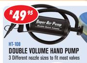 Double Volume Hand Pump HT-108