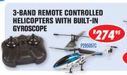 3-Band Remote Controlled Helicopters With Built-In Gyroscope P295057C