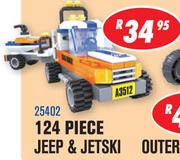 124 Piece Jeep & Jetski 25402