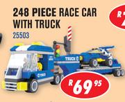 248 Piece Race Car With Truck 25503