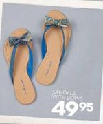 Girls Sandals With Bows