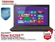 Toshiba Notebook Intel Celeron