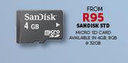 Sandisk STD Micro SD Card