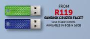 Sandisk Cruzer Facet USB Flash Drive