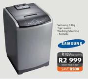 Samsung Top Loader Washing Machine-Metallic-13Kg