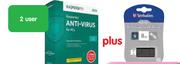 Kaspersky Anti-Virus 2 User Plus 8GB Flash