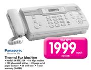 Panasonic Thermal Fax Machine KX-FT932SA