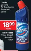 Domestos Thick Bleach Assorted-750ml