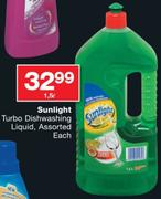 Sunlight Turbo Dishwashing Liquid Assorted-1.5L