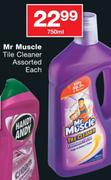 Mr. Muscle Tile Cleaner Assorted-750ml