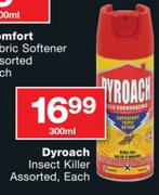 Dyroach Insect Killer Assorted-300ml