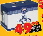 Crystal Valley UHT Long Life Milk-6x1Ltr