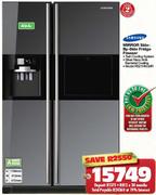 Samsung Mirror Side By Side Fridge Freezer-494Ltr
