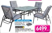 Terrace Leisure 10 Piece Hampton Dining Set-Per Set