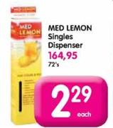 Med Lemon Singles Dispenser-Each