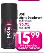 AXE Mens Deodorant-Each 