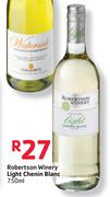 Robertson Winery Light Chenin Blanc-750ml