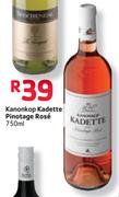 Kanonkop Kadette Pinotage Rose-750ml