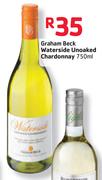 Graham Beck Waterside Unoaked Chardonnay-750ml