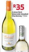 Graham Beck Waterside Unoaked Chardonnay-750ml
