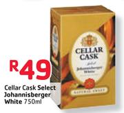 Cellar Cask Select Johannisberger White-750ml