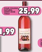 Four Cousins Natural Sweet Rose -750ml