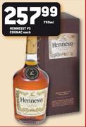 Hennessy Vs Cognac -750ml Each