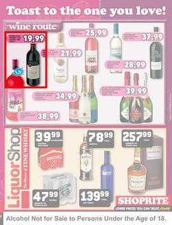 Shoprite Gauteng : Valentine's Day (10 Feb - 16 Feb 2014), page 7