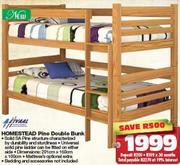 Etvaal Homestead Pine Double Bunk