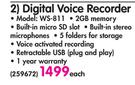 Olympus Digital Voice Recorder WS-811