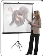 Parrot 1520x1520mm Mobile Tripod Projection Screen